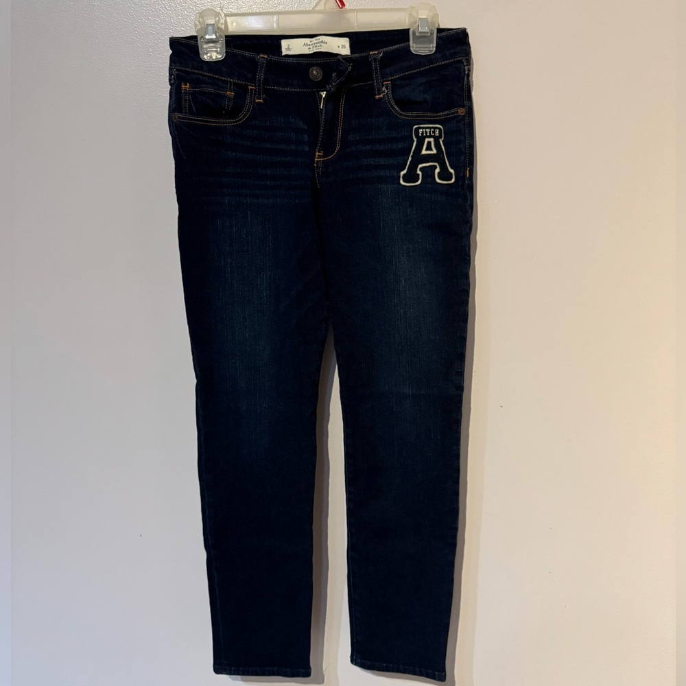 Abercrombie & Fitch Dark Indigo Skinny Jeans